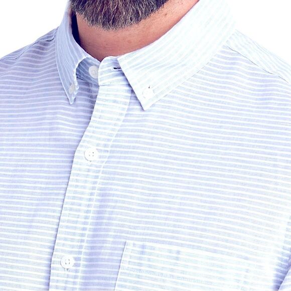 Vineyard Vines Men’s Slim Fit Kenepa Stripe Murray Long Sleeve Shirt Size Small - Picture 4 of 8